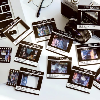 Yoofun 7Pcs/set PET Skaidri Polaroid dekoratyvinės sienų Lipduko Scrapbooking Planuotojas Japonijos Kawaii Dekoratyvinis Raštinės reikmenys