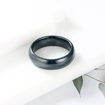 Keramikos, mados žiedas, moterų, vyrų, kietas piršto žiedą, tamsiai mėlynos keraminės žiedas, naujųjų metų dovanos