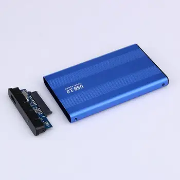 2.5 colių USB 3.0 Išorinis Kietasis Diskas SATA III USB 3.0 HDD Talpyklos Atveju Parama 1 TB Aliuminio HDD SSD Langelį Nešiojamas KOMPIUTERIS