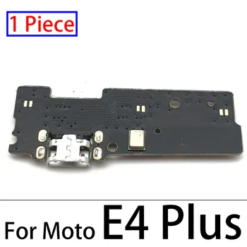 USB Įkrovimo lizdas Flex Kabelis Motorola Moto E3 E4 E4T E4 E6 E7 Plius E5 E6 Žaisti Go E6s Doko Jungtis Įkrovimo Uosto Valdyba