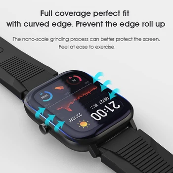 Screen Protector Ekrano Apsauginė Plėvelė 2020 m. AMAZFIT GTS Smart Watch Aišku, Padengti Priedai