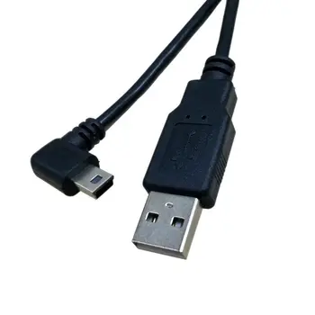 USB Duomenų Kabelis A Male į Mini USB B 5Pin Vyrų 90 Laipsnių AUKŠTYN / Žemyn / Kairėn / Dešinėn Kampinis Adapteris Krauti Sync 0,25 M 0,5 M 1,5 M 3M 5M