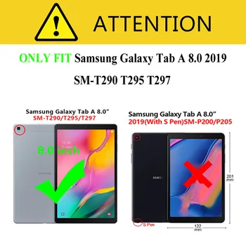 9H Grūdinto Stiklo Plėvelė Samsung Galaxy Tab 8.0 2019 T290 T295 T297 SM-T290 Tablet Ekrano Apsaugine Stiklo Plėvele Padengti