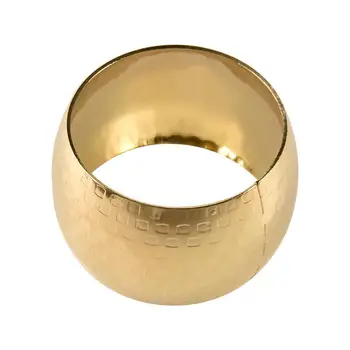 1pcs/6pcs daug Naujo modelio kambarį Viešbutyje būgno formos metalo vystymo sagtis servetėlių žiedai minkštas pakrovimo stalo dekoravimui aukso