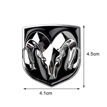 Automobilio stilius 3D Metalo Logotipas Ženklelis Lipdukai Lipdukai Dodge Challenger Avenger SXT Kalibro Nitro RAM 1500 Auto Priedai