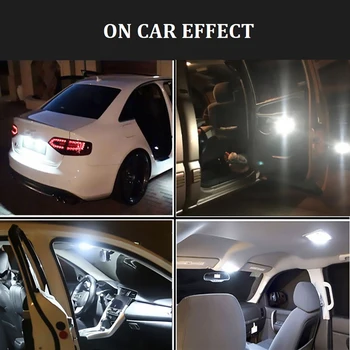 10x T10 W5W LED Lemputės Automobilių Salono Apšvietimas Hyundai Tucson 2017 Creta Kona IX35 Solaris Akcentas I30 