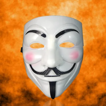 Karšto Filmą V For Vendetta Mask PVC Kaukė Cosplay Visą Veidą Kino Tema Vendetta Mask Hakeris Helovinas Kaukės Grimace