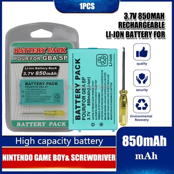 1PCS), 3,7 V 850mAh Įkraunama Ličio-jonų Baterija + Įrankio Pack Rinkinys, skirtas 