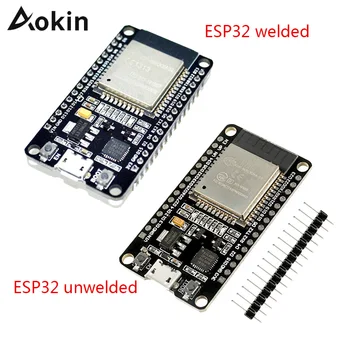 ESP32 ESP-32S WiFi Plėtros Taryba ESP-WROOM-32 NodeMCU-32S Mikrovaldiklis Procesorius Integruota Mikroschema CP2102 už Arduino ESP32