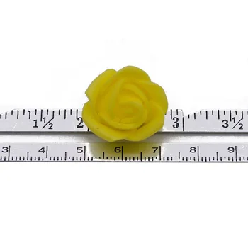 50pcs 2cm Mini Putos, Rožių Dirbtinių Gėlių Galvų 