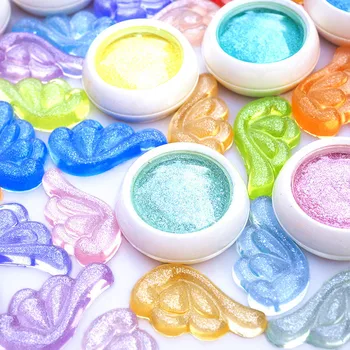 Saldainiai Rainbow Poveikis Pigmentų Džeris Dervos Spalvos Blizgučiai Spalvų Dažų Bling Bling Pigmento Spalva UV Derva, Dažiklis Prekes