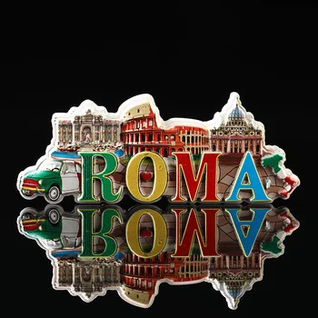 Pasaulio Turizmo 3D Dervos Amatų Romų Sicilijos Kūrybos Šaldytuvas Magnetai Italija Kelionės Suvenyras Namų Dekoro Priedai Dovanų Idėjos