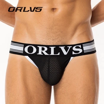 ORLVS Prekės JockstrapS Seksualus Medvilnės Gėjų Vyrų Apatinius, Apatinės Kelnės Cueca Gėjų Apatiniai Vyrams Thong String homme Varpos