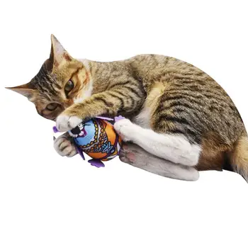 Juokinga Atsitiktine Spalva Naminių Kačių Žaislas Gamtos Katžolių Naminių Kačių Matatabi Bell Garso Katė Žaislas Katė Reikmenys Naminių Produktų