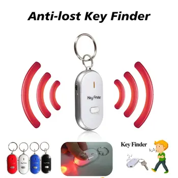 Smart Key Finder Anti-lost Švilpukas Jutikliai Keychain Tracker LED Su Švilpukas Plojimai Locator