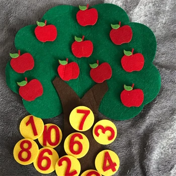 Montessori Matematikos Žaislas obelis Mokyti vaikus plėtros Žvalgybos Darželio 