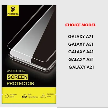 Oleophobic Stiklo Samsung A51 A71 Pilnas draudimas Screen Protector Galaxy A21 A31 a51 A41 Grūdintas Apsauginis Stiklas