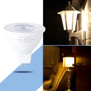 LED Prožektoriai, Lemputės 5W Gu10 7W LED 220V SMD2835 Šiltai Balta Šalta Balta Lampada LED Lempos Bombillas MR16 Namų Gu 5.3 Apšvietimo Lemputės