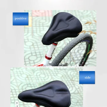 Dviračio Balno Sėdynės Padengti MTB Kalnų Dviratį Dviračiu Sutirštės Papildomą Komfortą Itin Minkšto Silikono 3D Gelio Padas Pagalvėlė Padengti