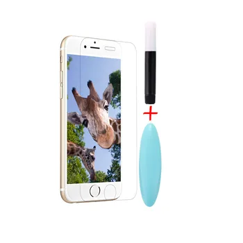 Visiškai Padengti Klijų UV Skysčio Screen Protector, iPhone, SE 2020 6 6S 7 8 Plius Grūdintas Stiklas 