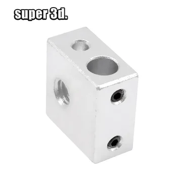 2vnt Aliuminio pagrindinio bloko šilumos blokas 3D spausdintuvas ekstruderiu MK7/MK8 .