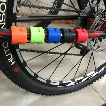 Anti-susidūrimo Dviračių Apsaugines priemones, kelių kalnų dviratis rėmas susidūrimo guminis apsauginis žiedas guard grandinės apsaugų lipdukai