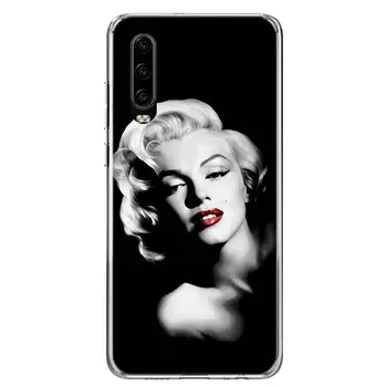 Marilyn Monroe Pin Up Girl Padengti Telefoną Atveju Huawei P40 30 P20 Mate 30 20 10 Pro P10 Lite P Smart Z + 2019 Coque 