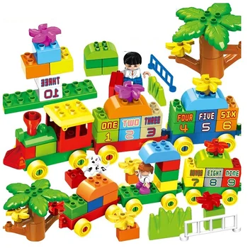 Didelis Mūrinis Žaislai Statybos Blokuoti Vaikų Žaislas Aksesuaras Gėlių Pakeliamasis Tiltas Pagrindinės Plokštės Įvairių Blokuoti Vaikų Žaislas Suderinama Su Duploed