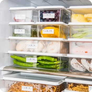 Šaldytuvas Maisto Produktų Laikymo Dėžutė Virtuvės Saugojimo Gali Užkandžių, Daržovių Saugykla Namų Ūkio Plastikiniai Vaisių Saugojimo Dėžutė Grūdų Talpyklos