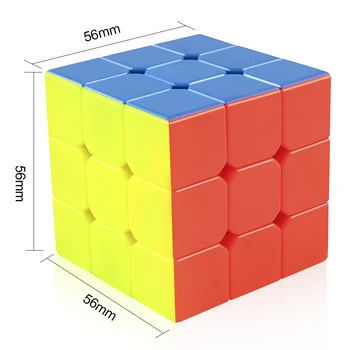 D-FantiX Ciklonas Berniukai 3x3x3 Greitis Kubo Professional Magic Cube 3x3 Galvosūkiai, Žaislai speedcube (56mm) Žaislai Vaikams Suaugusiųjų Berniukas Mergaitė