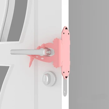 Animacinių filmų Išjungti Kambario Durys Išjungti Užrakto Miegamojo Duris Anti-susidūrimo Apsaugos Buferinių Trinkelėmis Išvengti Uždarymo Durų Poveikį, Durų Dangtis