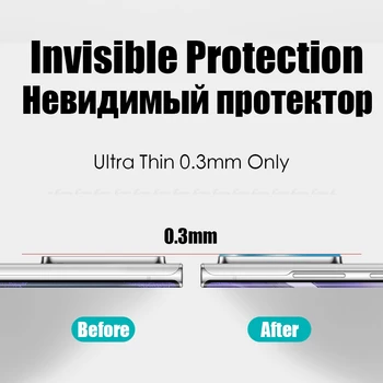 Galinio vaizdo Kameros Objektyvo Apsaugos Samsung Galaxy Note 20 Ultra 20Ultra Note20 5G Aišku, Grūdintas Stiklas, Galinis Screen Protector Filmas