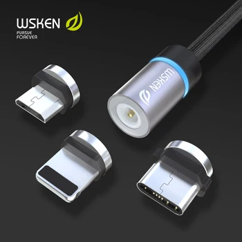 Wsken Magnetinio USB Kabelis, Kraunama USB C C Tipo Kabelio 