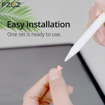 PZOZ 8 vnt Apple Pieštukas 1 2 Tablet Touch stylus Pen plunksnų atveju, Minkšti silikoniniai Apsauginiai atveju 