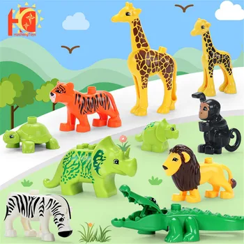 Blokai Vaikų Gyvūnų Žaislas Modeliu, Didelio Dydžio, Pastato Blokas, Reikmenys, Statybinės Plastikinės Triceratopsas Žaislai Vaikams Berniukas