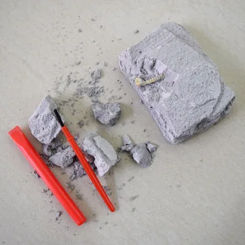 Mažas archeologiniai kasinėjimai žaislai modeliavimas dinozaurų fosilijos pradinėje mokykloje vaikus 