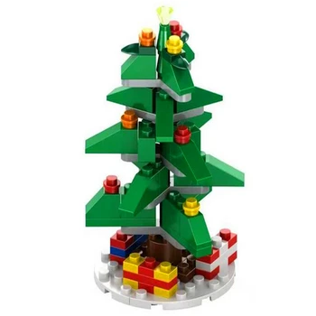 Naujų Gyvūnų Serijos Elepant Mamutas Vilkas Kalėdų Medžio Elf Elnių Kalėdų Modelis Statybinių Blokų Skaičius Žaislai Vaikams Kalėdų Dovana