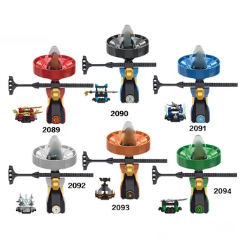 DECOOL NINJA spinjitzu toupie Suktukai ninjagoes mini duomenys Vaikams dovanų Modelio Kūrimo Bloką Švietimo viršuje Žaislas dropshipping