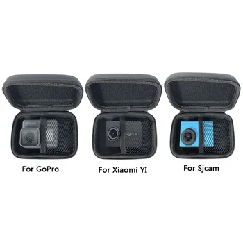 Mini Nešiojamas Krepšys atsparus smūgiams talpinimo Kompaktiškas vandeniui Atveju Gopro Hero 8 7 6 5 4 SJCAM Xiaomi Yi 4K MIJIA Veiksmo Kameros