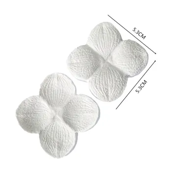 Minkštas pelėsių Hydrangea cukraus gėlių venų žiedlapių Molio Formų spausdinimo formų molio r priemonę pelėsių caly gėlių įrankiai