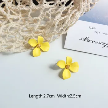 32 Stilių Korėjos Auskarai Naujas Mados Paprasta Augalų, Gėlių Acto Rūgšties Geometrinis Ilgai Lašas Auskarai Ratas Sweetl Papuošalai, Dovanos