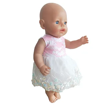 Nauja Suknelė Dėvėti 43cm Zapf Baby Doll, 17 Colių Atgimsta Kūdikių Lėlės Drabužiai