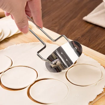 Nerūdijančio Plieno Apvalūs Kukuliai Įpakavimo Pjovimo Staklės Tešlos peilis Virtuvėje Duonos Kepimo Pyragai, bandelės, Įrankiai Maker Pelėsių Prietaiso
