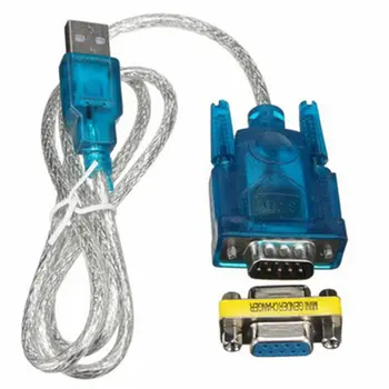 USB į RS232 Nuoseklusis Prievadas 9 Pin DB9 Kabelis Serial COM Port Adapteris Konverteris Su Moterų Adapteris Palaiko 
