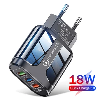 Greitai Įkrauti 3.0 USB Įkroviklis Mobiliojo Telefono, Kroviklio Adapteris, skirtas 
