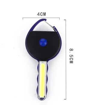 Nešiojamų LED Žibintuvėlis Šviesos Mini Žibintuvėlis atsparus Vandeniui 3 Rūšių Keychain Avarinio Apšvietimo Lauko Žibintas Key Chain UV Žibintuvėlis