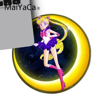 MaiYaCa Sailor Moon Gumos KOMPIUTERIO, Kompiuterinių Žaidimų kilimėlis Žaidimas Kilimų Pelės Mygtukai apvalios pelės Kilimėlis Anti-Slip stalas kilimėlis 22x22cm