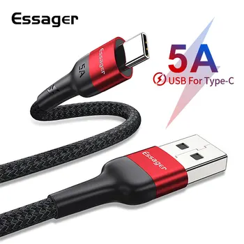 Essager 5A USB C Tipo Kabelio 