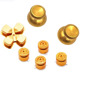 ZOMTOP Gold Custom Metalo Thumbsticks Analoginis Valdiklis Kulka Mygtukus 