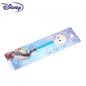 Disney nerūdijančio plieno animacinių filmų vaikams Minnie šaukštas vaikų stalo įrankiai, stalo reikmenys kūdikių šėrimo stalo princesė stilius